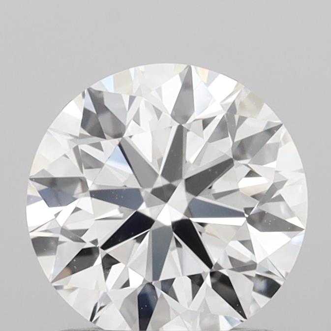 1.06 Carat Round Shaped, Ideal Cut, D Color, VVS2 Clarity, IGI Certified Lab Grown Diamond