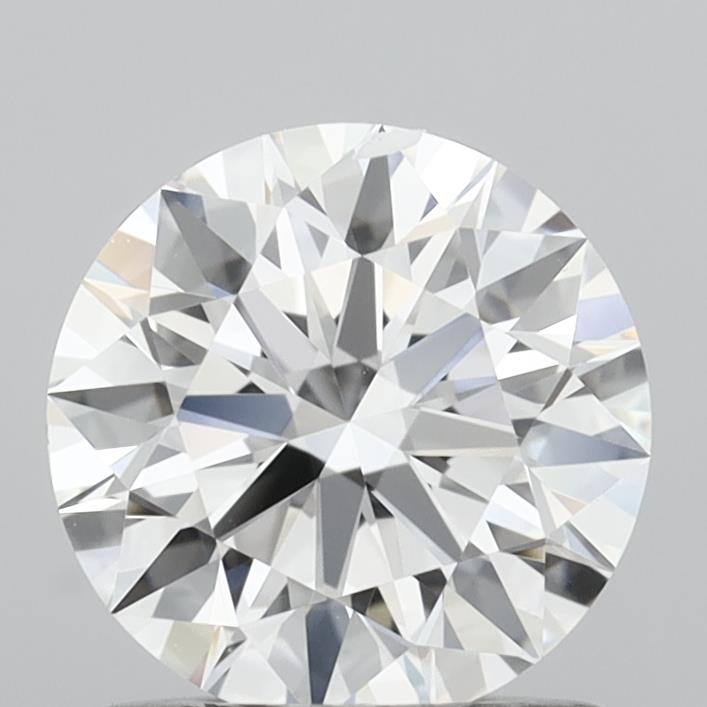 1.03 Carat Round Shaped, Ideal Cut, D Color, VVS2 Clarity, IGI Certified Lab Grown Diamond
