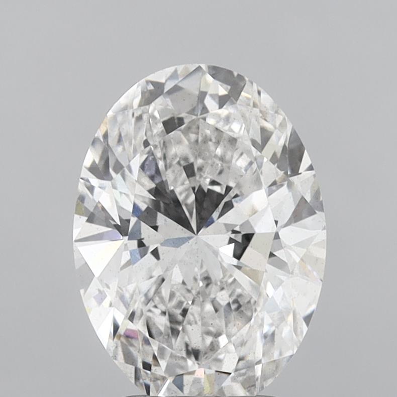 2.98 Carat Oval Shaped, Ideal Cut, F Color, SI1 Clarity, IGI Certified Lab Grown Diamond