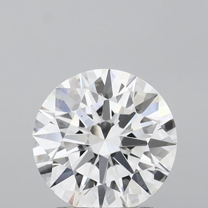 1.52 Carat Round Shaped, Ideal Cut, D Color, VS2 Clarity, IGI Certified Lab Grown Diamond
