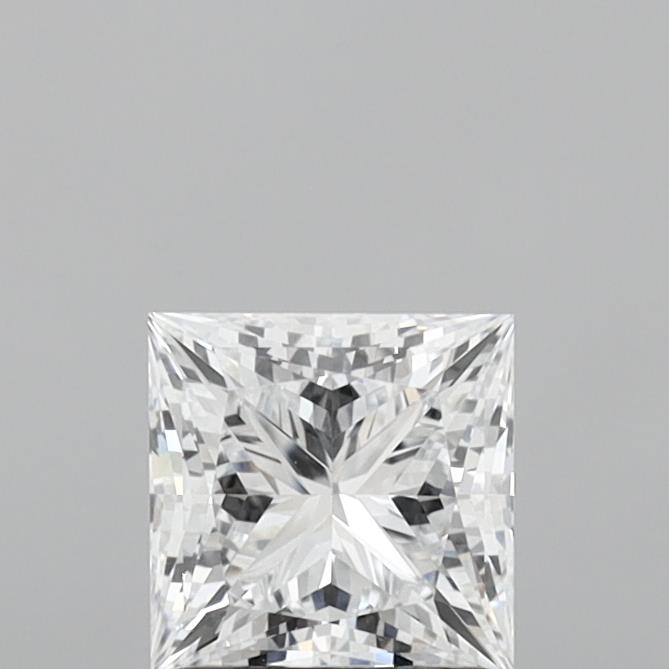 1.36 Carat Princess Shaped, Ideal Cut, E Color, VVS1 Clarity, IGI Certified Lab Grown Diamond