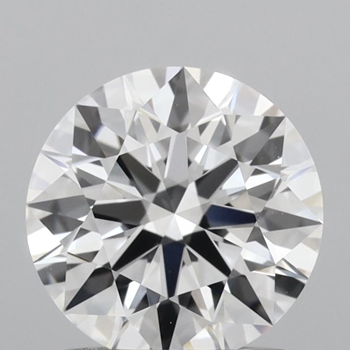 1.08 Carat Round Shaped, Ideal Cut, D Color, VVS2 Clarity, IGI Certified Lab Grown Diamond
