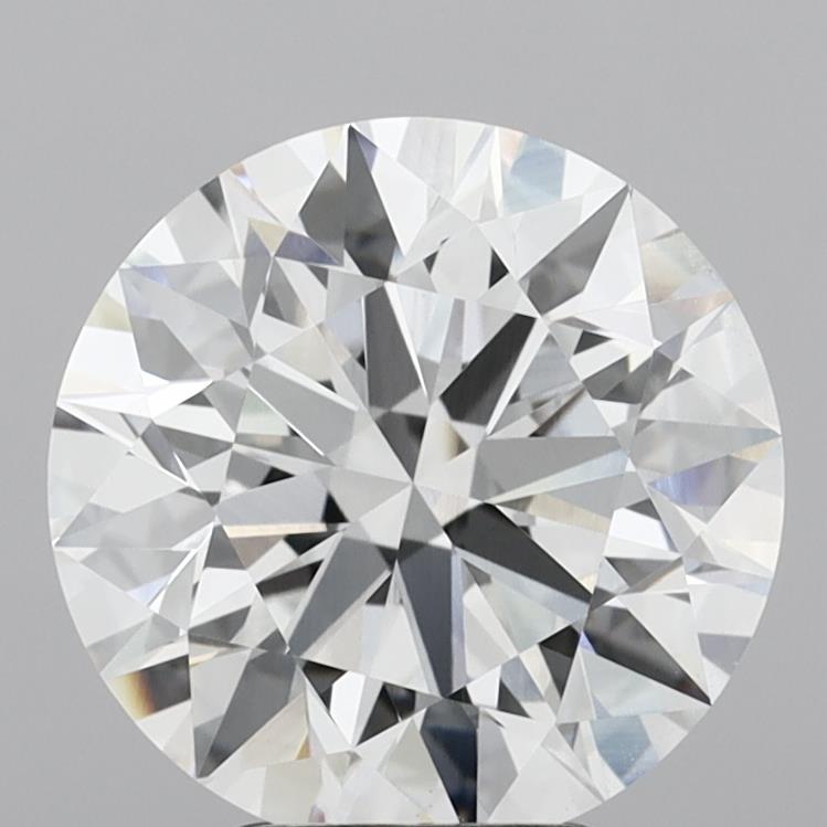 4.64 Carat Round Shaped, Ideal Cut, E Color, VVS2 Clarity, IGI Certified Lab Grown Diamond