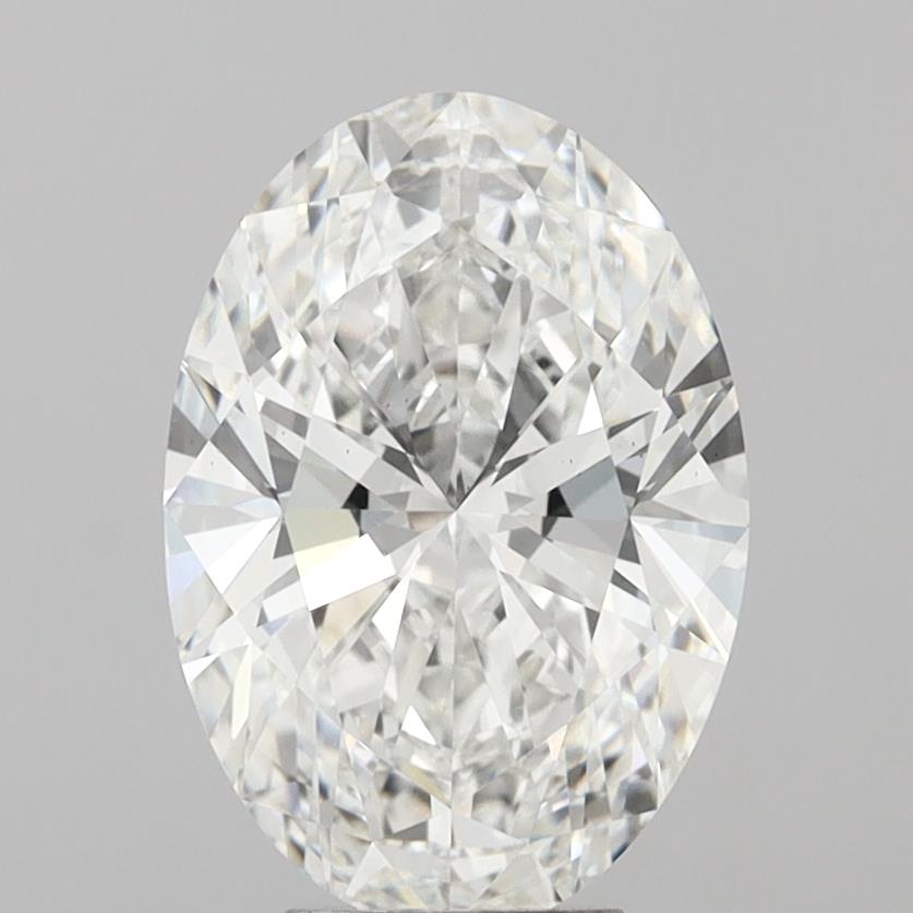 6.02 Carat Oval Shaped, Ideal Cut, E Color, VVS2 Clarity, IGI Certified Lab Grown Diamond