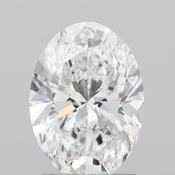 2.04 Carat Oval Shaped, Ideal Cut, D Color, VS2 Clarity, IGI Certified Lab Grown Diamond