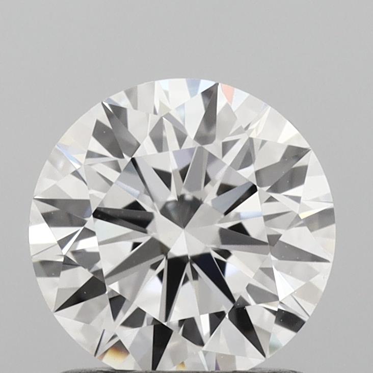 1.07 Carat Round Shaped, Ideal Cut, D Color, VVS2 Clarity, IGI Certified Lab Grown Diamond