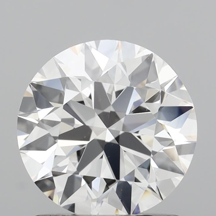 1.21 Carat Round Shaped, Ideal Cut, D Color, VVS2 Clarity, IGI Certified Lab Grown Diamond
