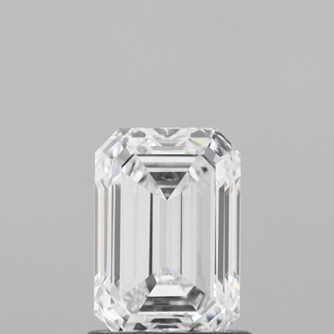 1.01 Carat Emerald Shaped, Ideal Cut, D Color, IF Clarity, IGI Certified Lab Grown Diamond