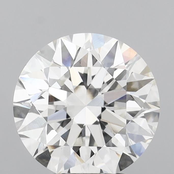 3.01 Carat Round Shaped, Excellent Cut, E Color, VVS2 Clarity, IGI Certified Lab Grown Diamond