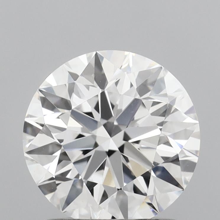 1.24 Carat Round Shaped, Excellent Cut, D Color, VVS2 Clarity, IGI Certified Lab Grown Diamond