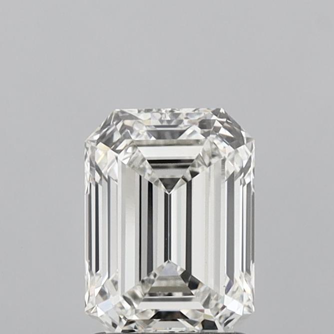 1.44 Carat Emerald Shaped, Ideal Cut, G Color, VS1 Clarity, IGI Certified Lab Grown Diamond