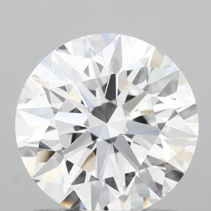 1.09 Carat Round Shaped, Ideal Cut, D Color, VVS2 Clarity, IGI Certified Lab Grown Diamond
