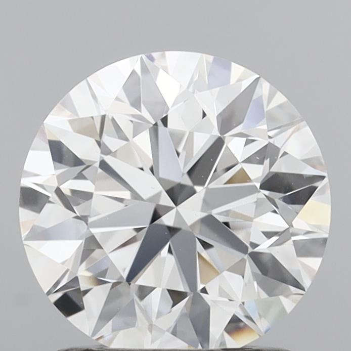 1.33 Carat Round Shaped, Excellent Cut, D Color, VVS2 Clarity, IGI Certified Lab Grown Diamond