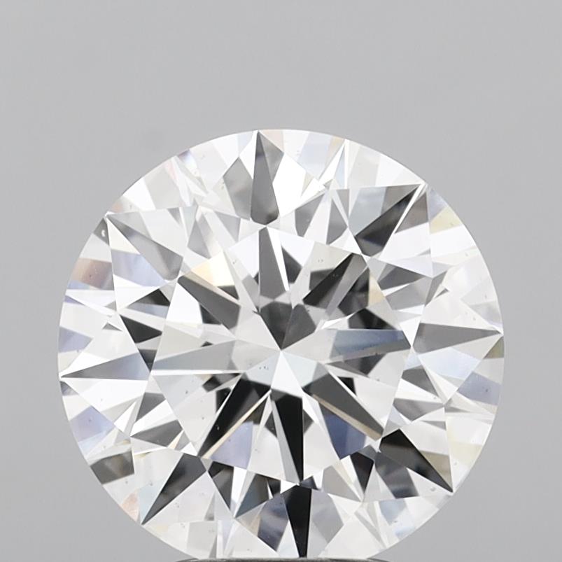 4.04 Carat Round Shaped, Ideal Cut, F Color, VS2 Clarity, IGI Certified Lab Grown Diamond