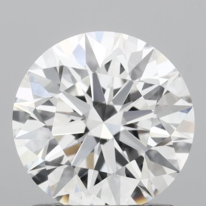 1.06 Carat Round Shaped, Ideal Cut, D Color, VVS2 Clarity, IGI Certified Lab Grown Diamond