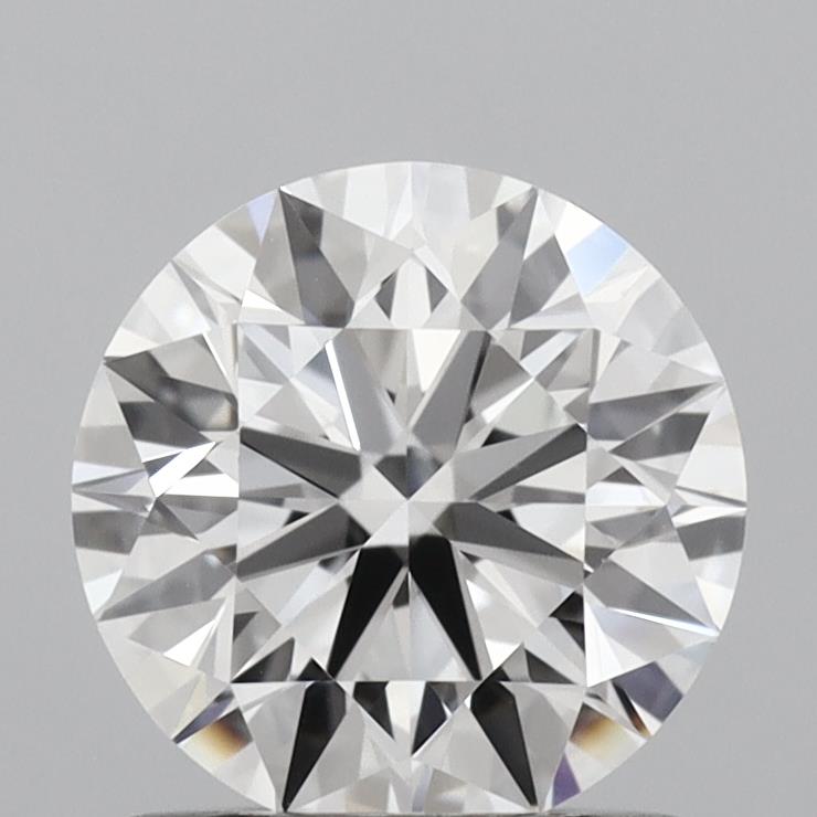 1.08 Carat Round Shaped, Ideal Cut, D Color, VVS2 Clarity, IGI Certified Lab Grown Diamond