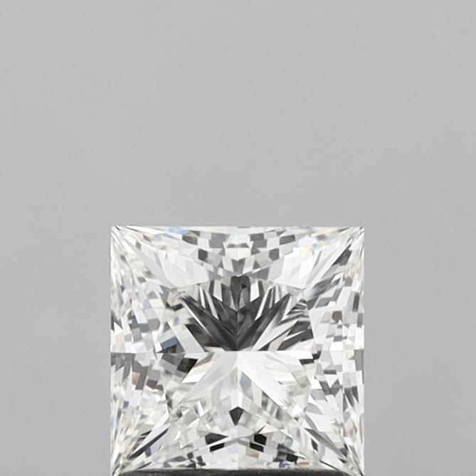 1.24 Carat Princess Shaped, Ideal Cut, G Color, VVS2 Clarity, IGI Certified Lab Grown Diamond