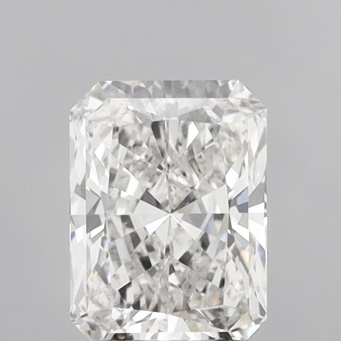 1.96 Carat Radiant Shaped, Ideal Cut, F Color, VS1 Clarity, IGI Certified Lab Grown Diamond