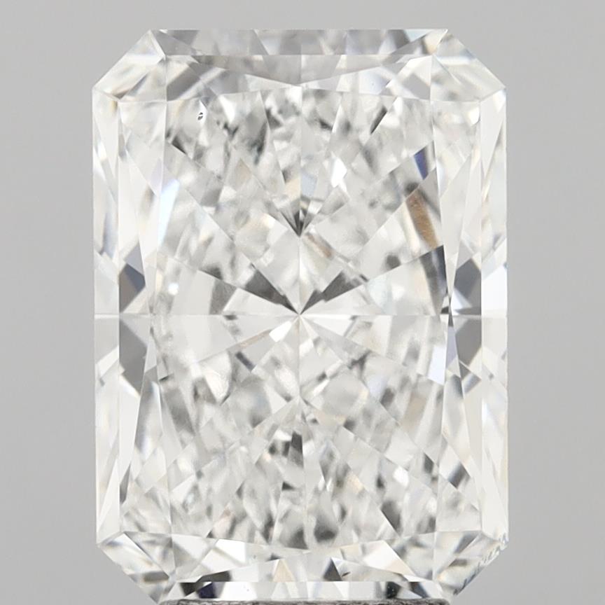 4.88 Carat Radiant Shaped, Excellent Cut, E Color, VVS2 Clarity, IGI Certified Lab Grown Diamond