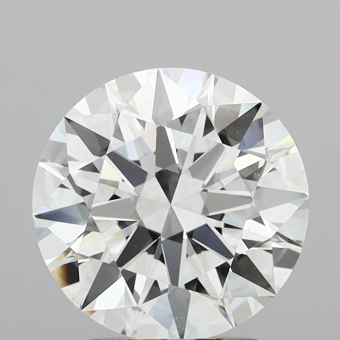 2.44 Carat Round Shaped, Ideal Cut, G Color, VVS2 Clarity, IGI Certified Lab Grown Diamond
