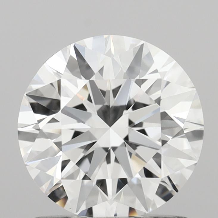 1.18 Carat Round Shaped, Ideal Cut, D Color, VVS2 Clarity, IGI Certified Lab Grown Diamond
