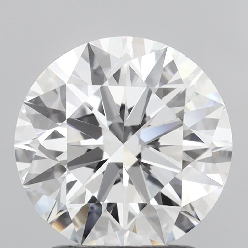2.03 Carat Round Shaped, Ideal Cut, D Color, IF Clarity, IGI Certified Lab Grown Diamond