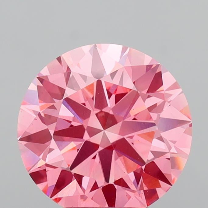 3.01 Carat Round Shaped, Excellent Cut, VS1 Clarity, IGI Certified Lab Grown Diamond