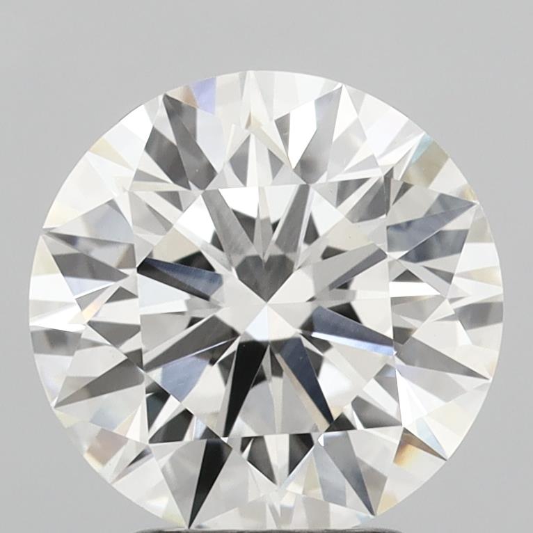 3.04 Carat Round Shaped, Ideal Cut, G Color, VVS2 Clarity, IGI Certified Lab Grown Diamond