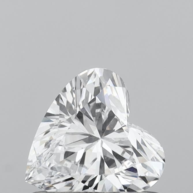 0.50 Carat Heart Shaped, Very Good Cut, D Color, VVS2 Clarity, IGI Certified Lab Grown Diamond