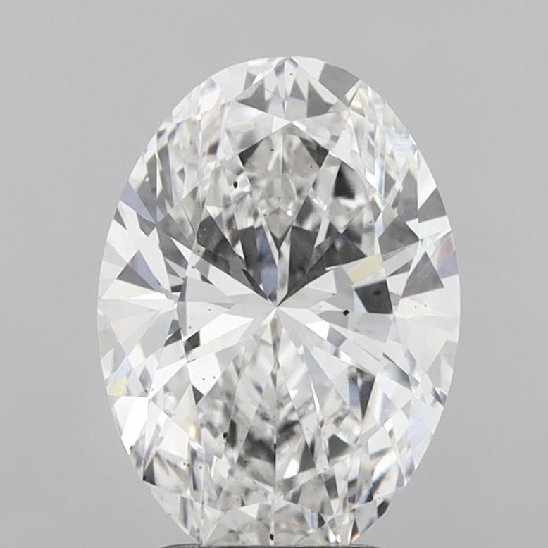 3.02 Carat Oval Shaped, Ideal Cut, F Color, SI1 Clarity, IGI Certified Lab Grown Diamond