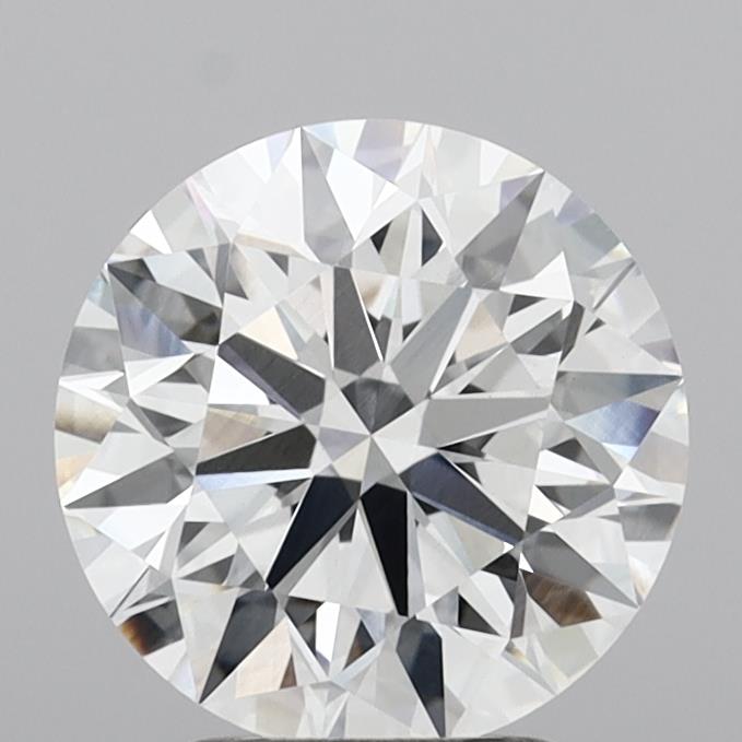3.09 Carat Round Shaped, Ideal Cut, E Color, VVS2 Clarity, IGI Certified Lab Grown Diamond