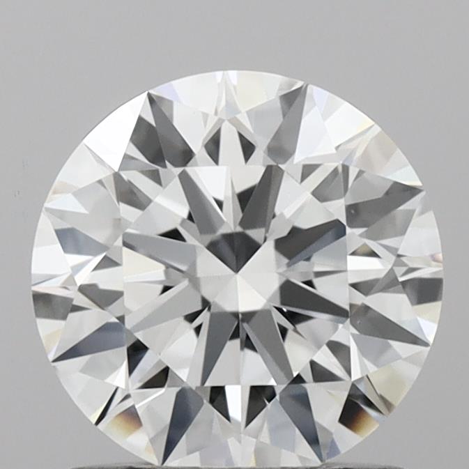 1.08 Carat Round Shaped, Ideal Cut, D Color, VVS2 Clarity, IGI Certified Lab Grown Diamond