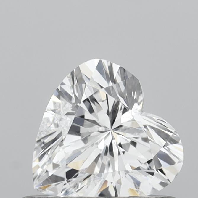 0.51 Carat Heart Shaped, Very Good Cut, D Color, VVS2 Clarity, IGI Certified Lab Grown Diamond