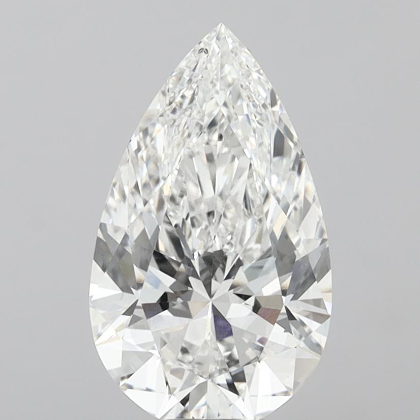 10.04 Carat Pear Shaped, Ideal Cut, E Color, VVS2 Clarity, IGI Certified Lab Grown Diamond