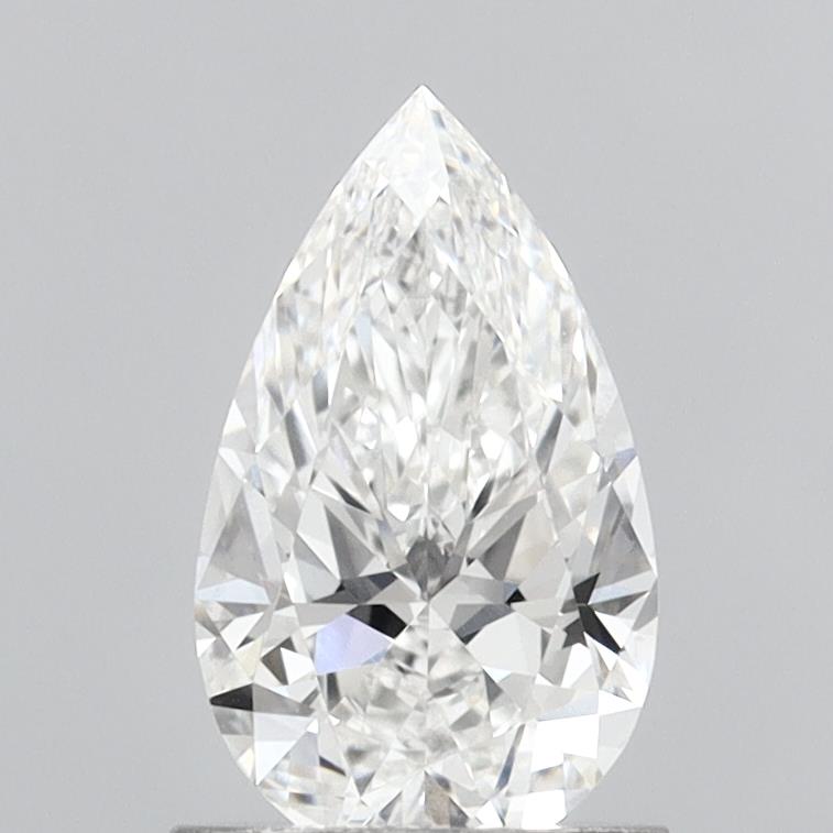 1.06 Carat Pear Shaped, Ideal Cut, F Color, VVS1 Clarity, IGI Certified Lab Grown Diamond