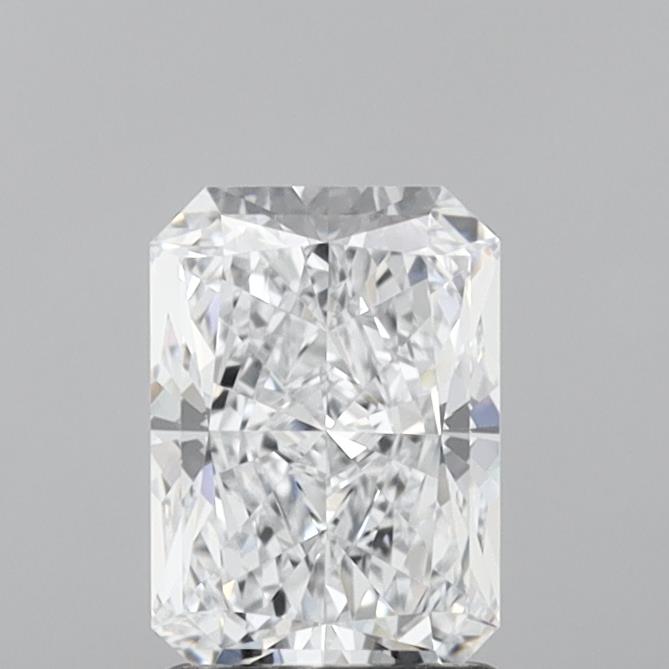 1.53 Carat Radiant Shaped, Ideal Cut, E Color, VVS1 Clarity, IGI Certified Lab Grown Diamond