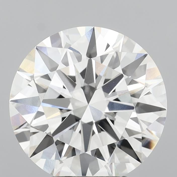 3.80 Carat Round Shaped, Ideal Cut, F Color, VVS2 Clarity, IGI Certified Lab Grown Diamond