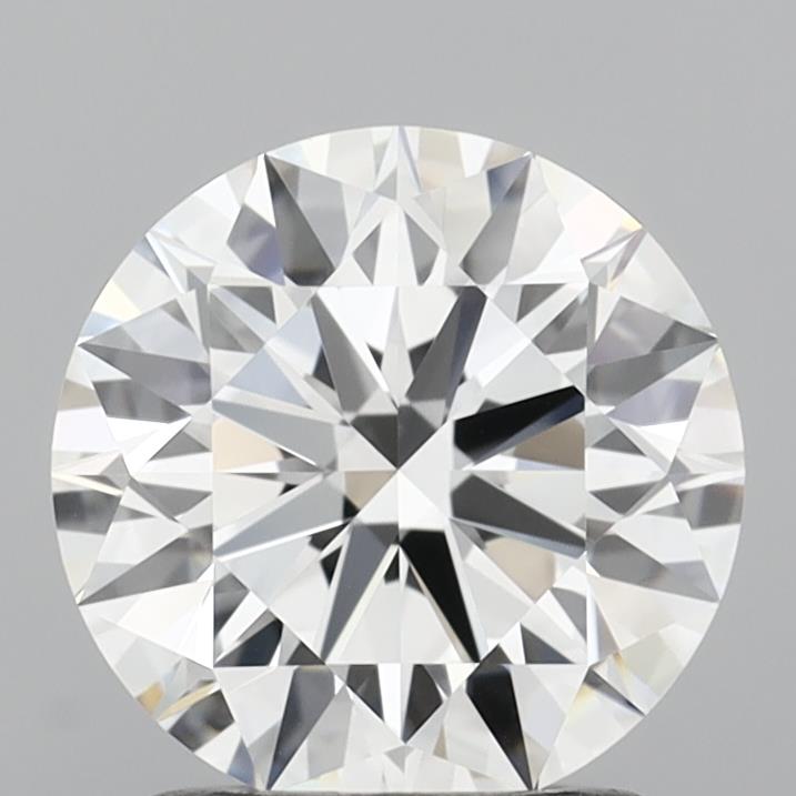 1.57 Carat Round Shaped, Ideal Cut, D Color, VVS2 Clarity, IGI Certified Lab Grown Diamond