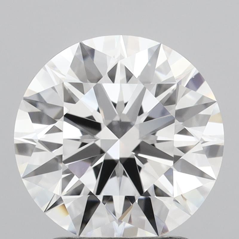 2.07 Carat Round Shaped, Ideal Cut, D Color, VVS1 Clarity, IGI Certified Lab Grown Diamond