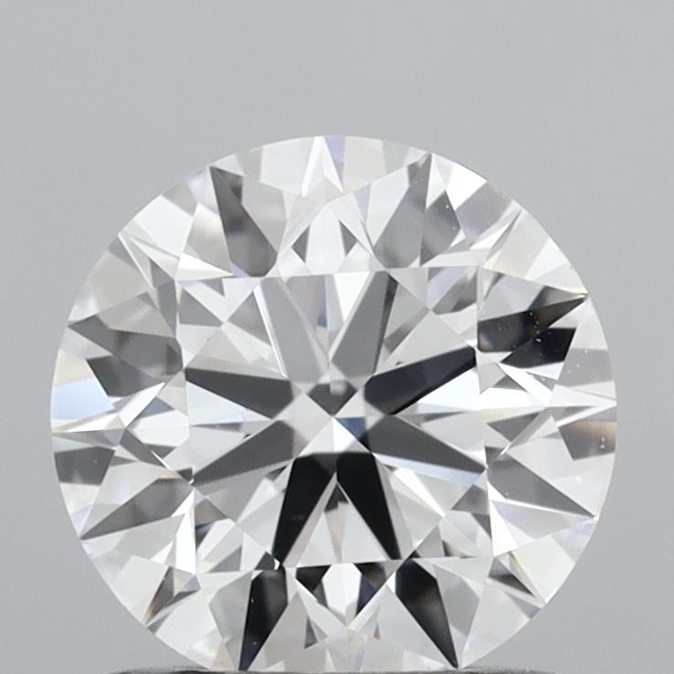 1.02 Carat Round Shaped, Ideal Cut, D Color, VVS2 Clarity, IGI Certified Lab Grown Diamond