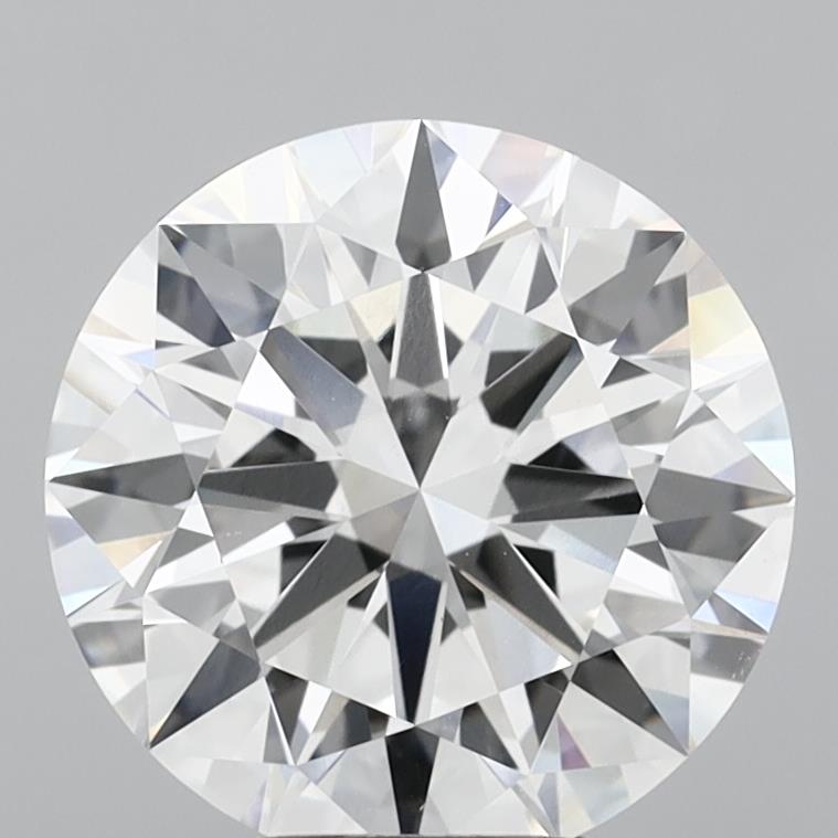 5.10 Carat Round Shaped, Ideal Cut, E Color, VVS2 Clarity, IGI Certified Lab Grown Diamond