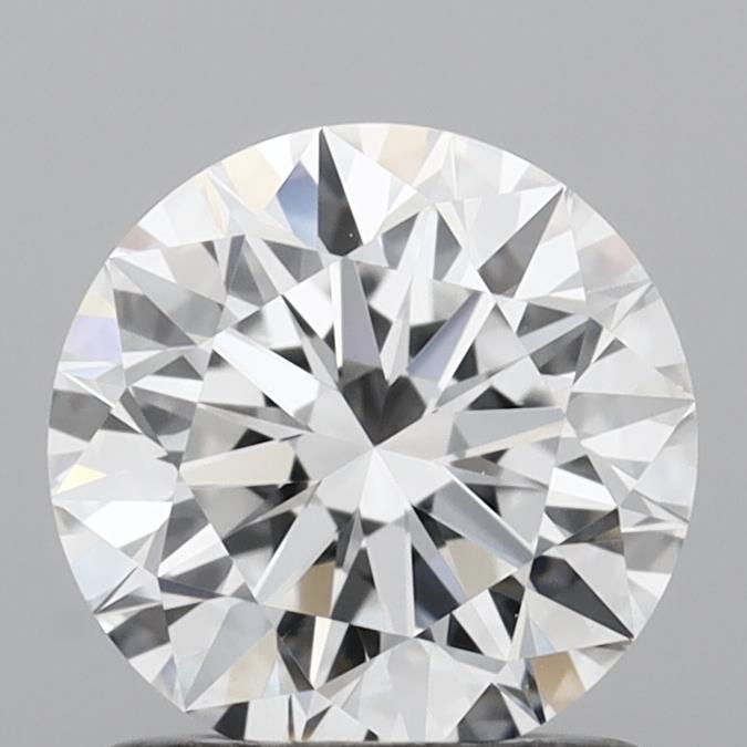 1.08 Carat Round Shaped, Ideal Cut, D Color, VVS2 Clarity, IGI Certified Lab Grown Diamond