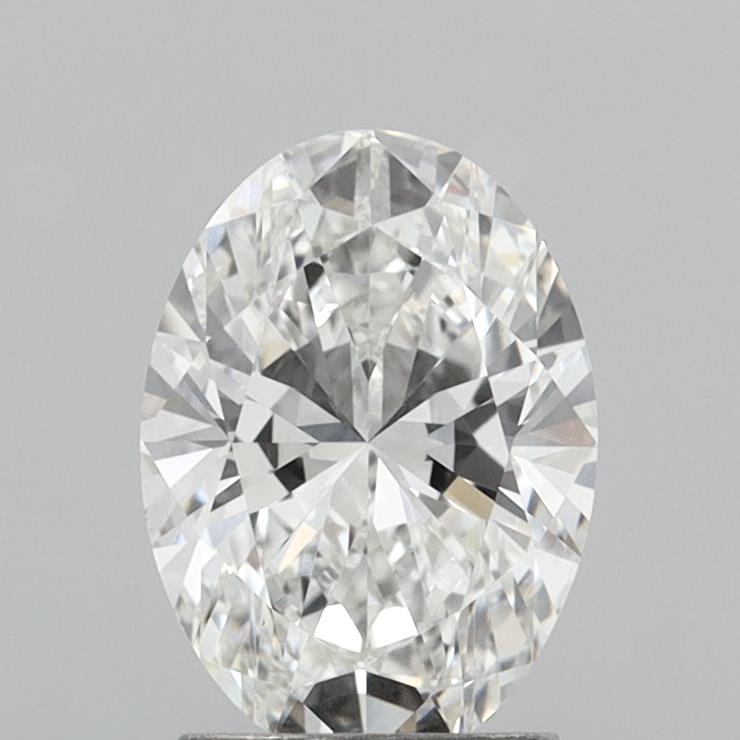 2.03 Carat Oval Shaped, Ideal Cut, F Color, VVS2 Clarity, IGI Certified Lab Grown Diamond