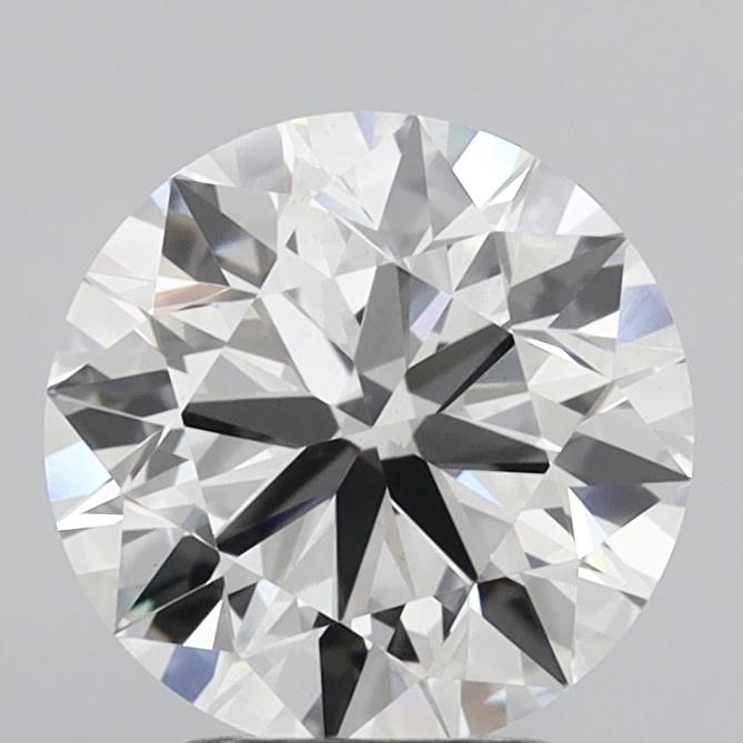 3.01 Carat Round Shaped, Ideal Cut, F Color, VS2 Clarity, IGI Certified Lab Grown Diamond