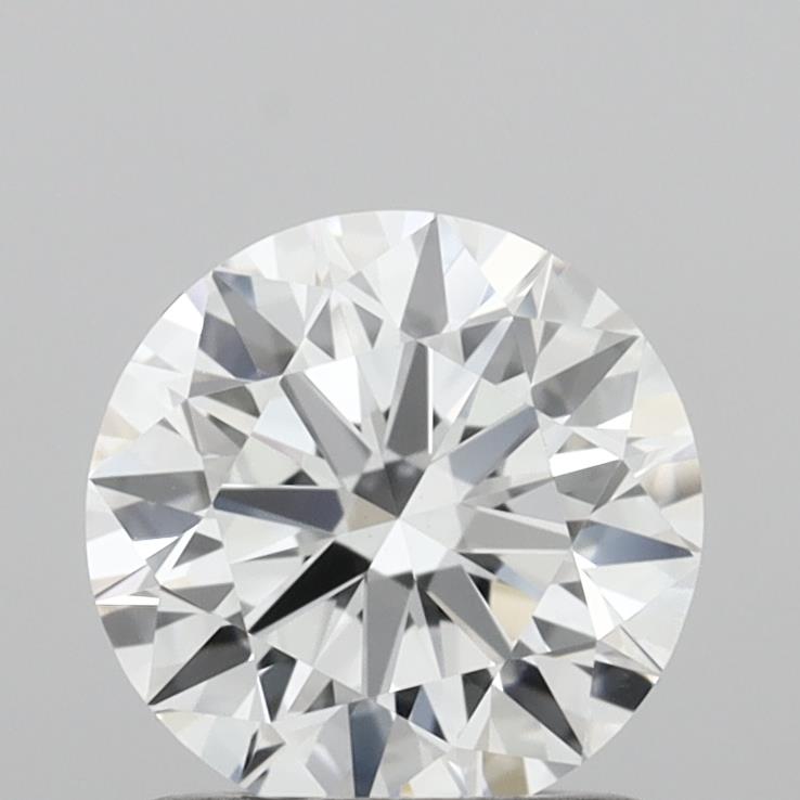 1.07 Carat Round Shaped, Ideal Cut, D Color, VVS2 Clarity, IGI Certified Lab Grown Diamond