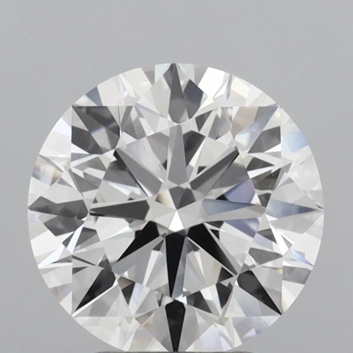 3.08 Carat Round Shaped, Ideal Cut, E Color, VVS2 Clarity, IGI Certified Lab Grown Diamond