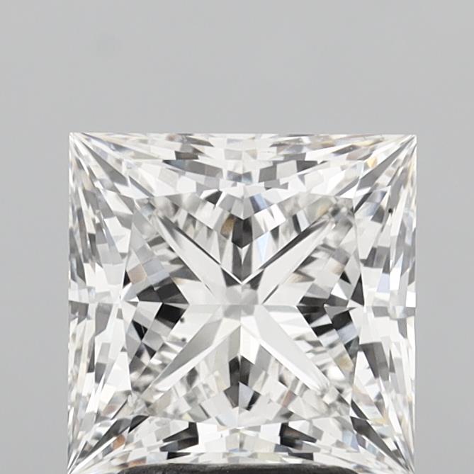 3.02 Carat Princess Shaped, Ideal Cut, G Color, VVS2 Clarity, IGI Certified Lab Grown Diamond