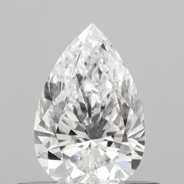 0.55 Carat Pear Shaped, D Color, VS1 Clarity, IGI Certified Lab Grown Diamond
