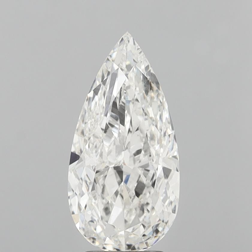 4.51 Carat Pear Shaped, Very Good Cut, G Color, VVS2 Clarity, IGI Certified Lab Grown Diamond