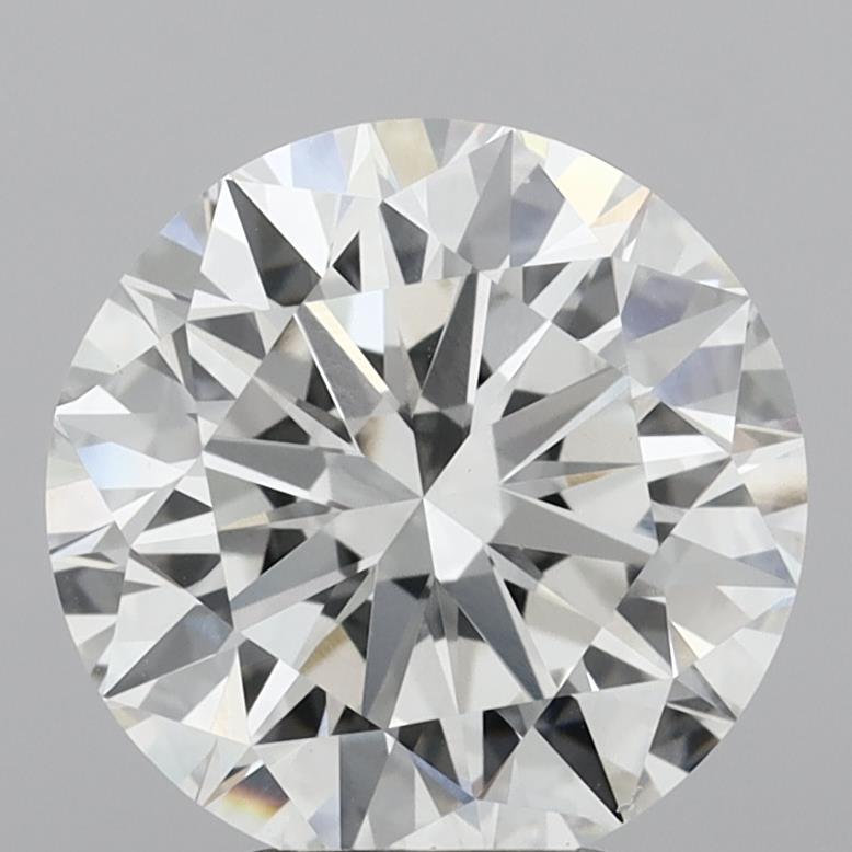 4.77 Carat Round Shaped, Excellent Cut, F Color, VVS2 Clarity, IGI Certified Lab Grown Diamond
